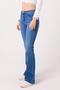Uca Jean Women's Blue High Waist Spanish Leg Jeans - 4