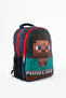 Creeper Steve Printed Waterproof Primary School Backpack and Lunch Set - 3