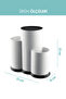 Countertop Knife, Spoon, and Ladle Organizer White - 4