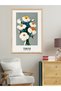 Tokyo Flower Bouquet Single Piece Wooden Framed Painting - 3