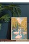 Swans in the Pond One-Piece Wooden Framed Painting - 2