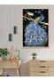 Majestic Peacock One-Piece Wooden Framed Painting - 3