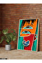 Mixed Portrait One Piece Wooden Framed Painting