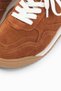 Nova Genuine Suede Tan Color Women's Sports Shoes - 8