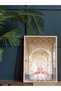 Two Pink Flamingo One-Piece Wooden Framed Paintings - 2