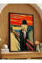 Scream One Piece Black Wooden Framed Painting - 4