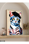 Ressam Cat One Piece Wooden Framed Painting - 4