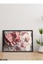 Textured Appearance Butterflies One Piece Black Wooden Framed Painting
