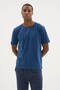 New Season Men's Crew Neck Short Sleeve Stylish Design Pajama Set