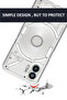 غطاء حماية خلفي شفاف من السيليكون لهاتف Nothing Phone 2 - 2
