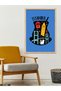 Istanbul Typography Single Piece Wooden Framed Painting - 3