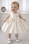 Baby Girl Ecru Bow Detailed Birthday, Special Day Dress