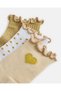 Girls Assorted Crew Socks With Frilled Hem Set (3 Pairs) - 3