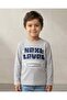 Boys Grey Long Sleeve Printed T-Shirt - 2