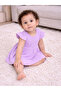 Infant Girls 2-Pack Rib Dresses (Heart Print & Lilac Stripe) - 4