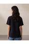 Women Black Printed Graphic T-Shirt - 4