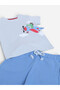 Infant Boys’ 2-Piece Set – Aeroplane Graphic T-Shirt & Drawstring Shorts - 3