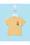Infant Boys Yellow Printed T-Shirt