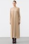 Ribbed Detailed Rayon Dress Vi̇zon - 2