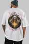 Viking Mythology 15 Back Printed White Oversize T-Shirt Men Women Cotton Crewneck Tshirt - 5