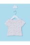 Baby Girls Pink T-Shirt With Dungree Set (2 Piece) - 3