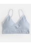 Women's 3-Pack Ribbed Scoop Neck Comfort Bra - 4
