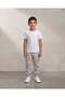 Boys Beige Track Pants with Cargo Pocket - 5