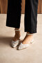 Nova Yonca Embroidered Tulle Detailed Ankle-Tie Evening Dress Shoes - 2