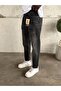 White Stitched Smoked Boyfriend Jeans - 2
