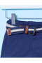 Infant Boys Navy Twill Belted Shorts - 3
