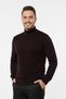 Men's Half Turtleneck Patterned Sweater