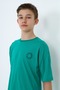 Boy's Printed Crew Neck Short Sleeve T-Shirt - 4
