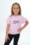 Girl's Printed Crew Neck Short Sleeve T-Shirt