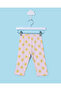 Infant Girls Pink And Yellow Printed Pyjama Set (4 Piece) - 4
