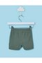 Infant Boys Green Jacquard Active Shorts - 3