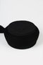 Children's Prayer Scarf - Black Fabric - Black Skullcap - Round Wrap - Nâli Şerif - 6 Meters (Züabeli)