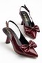 Women's Bow Detailed High Heel Shoes Stylish and Comfortable - 4