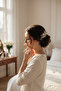 Crystal Stone Bridal Hair Comb Shiny Petal Wedding Bridal Crown Model - 4