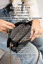 4-Compartment Medium Size Women's Shoulder Bag with Gold Chain and Accessories 7028 - 5
