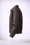 Bol Kalıp Oversize Bomber Retro Textured Leather Jacket - 4