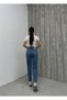 Ayla High Waist Straight Fit Women's Jean Pants - 4