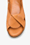 Vera Women's Genuine Leather Comfort Sandals - Tan - 5