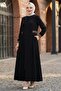فيرايس أسود بتفاصيل مطرزة SS262280 - 3