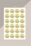 Candy Day Colorful Round Stickers – 24 Pieces of Decoration, Gift, and Packaging Stickers - 2