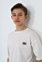 Boy's Printed Crew Neck Short Sleeve T-Shirt - Garnished - 3