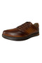 Men's Brown Orthopedic Genuine Leather Ultra Comfortable Casual Shoes - 4