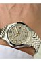 Silver Color Steel Band Steel Case Men's Wristwatch with Calendar 2573Mr - 3