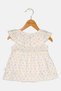 Toddlers Girl Allover Print Sleeveless Bodysuit Dress, Multicolor - 3