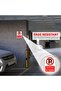 1-Pack Self Adhesive No Parking Sign Sticker 20x15cm Arabic & English, Red/White - 2