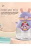 650ml Baby Sipper Bottle, Leakproof BPA-Free with Straw & Carry Rope Purple - 4